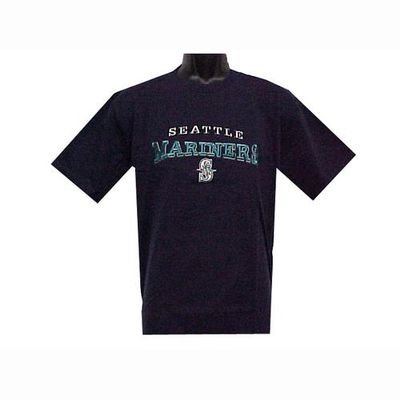 Buy MLB Seattle Mariners On The Ball Team Color Crew Neck T-Shirt by VF Imagewear