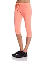 Bershka Pantalón Mix Felpa Pirata Vuelta Bajo=36/823 (Rosa)
