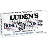 Ludens great tasting honey licorice throat drops - 14 drops/box, 20 boxes