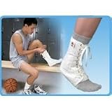 Core Lace-Up Ankle Support -#6310- White - Large