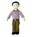 Dad Family Character Finger Puppet - (Olive Skin Tone)
