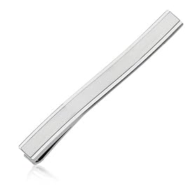 Stainless Steel Tie Clip, Stainless Steel by The Black Bow