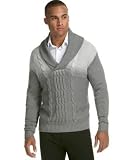 Review Claiborne  / Claiborne Ombre Cable Shawl Collar Sweater