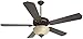 Craftmade K10629 Pro Builder 202 52" Ceiling Fan with CFL Lights and Pull Chain, 5 Blades, Oiled Light Bronze