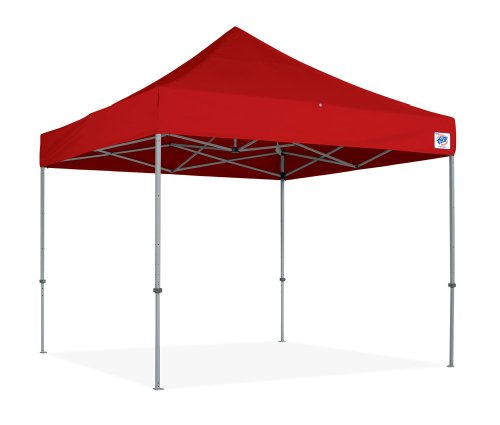 E-Z UP Eclipse II 10 by 10 Instant Shelter with Aluminum Frame, Red On Sale
