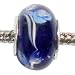 LovingtheBead &copy; 'Blueberry Pie' Murano Glass Slide-on & slide-off Bead Charm