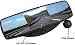Rear View Mirror Camera with Front & Rear Color Cameras, Built-in DVR and Audio
