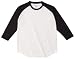 #OE1211 オープンエンド ラグラン3/4スリーブTシャツ 6.2oz ホワイト×ブラック M #OE1211 オープンエンド ラグラン3/4スリーブTシャツ 6.2oz ホワイト×ブラック M