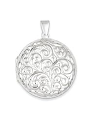 Genuine IceCarats Designer Jewelry Gift Sterling Silver Reversible Locket