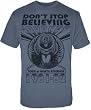 Journey Don't Stop Believing Event 81' Tour Men's T-shirt, Lake Blue