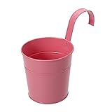 ReFaXi　ガーデニング　プランター 植木鉢 壁掛けフラワーポット 家庭菜園・ベランダ菜園用 (ピンク)