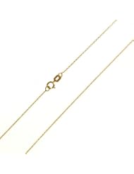Classical 9 ct Gold Women belcher Chain - 17.9 inch