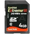 SanDisk SDHC Card Extreme III 4GB 30MB/S SDSDX3-004G-E31