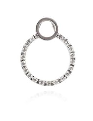CZ Circle Pendant
