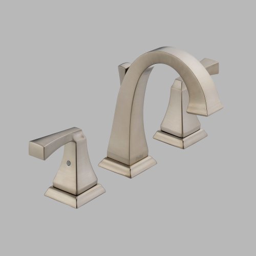 Delta Dryden 3551-SS Two Handle Widespread Lavatory Faucet, Stainless