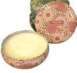 Voluspa 3 Wick Candle in Decorative Tin - Capri Fig Frangipani 12 oz.