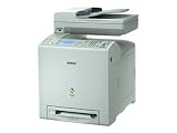 Epson - AcuLaser CX29NF - Multifonction (télécopieur photocopieuse imprimante scanner) - couleur - laser - copie (jusqu'à) : 16 ppm (mono) 8 ppm (couleur) - impression (jusqu'à) : 23 ppm (mono) 23 ppm (couleur) - 250 feuilles - 33.6 Kbits s - USB, 1000