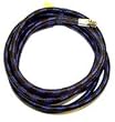 6 ft. Heavy-Duty Braided Badger Airbrush Hose with reg adaptor fitting