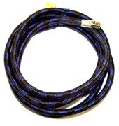 6 ft. Heavy-Duty Braided Badger Airbrush Hose with reg adaptor fitting