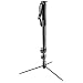 Manfrotto 682B Einbeinstativ Profi mit Standf��en (2 Ausz�ge, rutschfester Gummigiff, Handgelenkschlaufe) schwarz