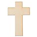 Unfinished Laser Cut Wood Crosses | 18 Crosses