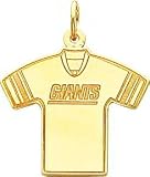 14K Gold NFL New York Giants Football Jersey Charm