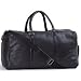 Embassy Italian Stone Design Black 21 Hand-Sewn Pebble Grain Genuine Leather Tote Bag