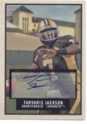 2009 Topps Magic Autographs #13 Tarvaris Jackson - Alabama State / Minnesota Vikings (Autographed Card) (Football Cards)