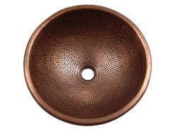 Self-Rimming Pin Hammered Design 15 3/4Depth