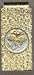 Cook Islands 5 Cent "Hibiscus" Two Tone Gold on Silver World Coin Hinged Money Clip