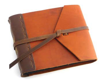 Genuine Leather Documenter Photo Album - Hand made in the USA