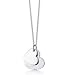 Designer Inspired Double Hearts Necklace (Flat Hearts)