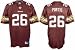 Clinton Portis Jersey: Reebok Maroon Replica #26 Washington Redskins Jersey - X-Large