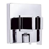 Danze D500444T Sirius Shower Valve Escutcheon Trim Kit with Diverter, Chrome, Valve Not Included