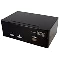 StarTech.com 2 Port DVI VGA Dual Monitor KVM Switch with Audio and 2.0 USB  Hub
