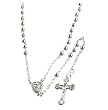 Sterling Silver Rosary - 3 mm