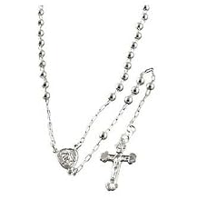 Sterling Silver Rosary 3mm