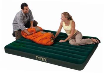 Intex Luftbett Downy Green Queen