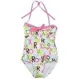 Roxy Puzzle Piece Tank Swimsuit - Little Girls'