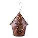 Tweet Tweet Home Tooled Leather Cone Bird House