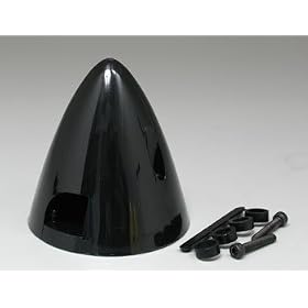 Du-Bro 285 2-1 2 Black Spinner from Spinners Du Bro