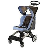 MiaModa Cielo Stroller - Light Blue/ Black
