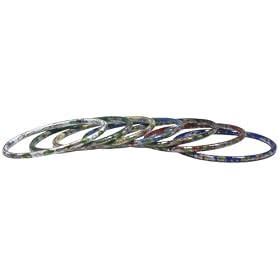 Set of 7 Cloisonne Bangle Bracelets