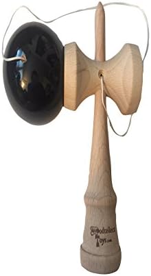 Black Kendama with Pro Model Durability and String.