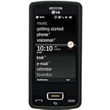 Black Rubber Feel Snap-On Cover Hard Case Cell Phone Protector for LG Expo GW820