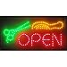 LED Neon Animated Hair CUT Salon Open Business Sign W/ TWO Switchs: Power and Animation ON/OFF Model: L62