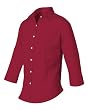 Ladies' 3/4 Length Sleeve Twill Shirt