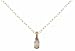9ct Yellow and White Gold Ladies Opal Birth Stone Pendant + 18