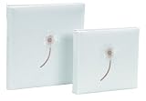 Kitchen & Housewares : Photo Album Embroidery Flower White slip in 200 6 x 4