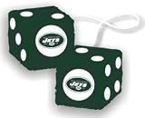 New York Jets Fuzzy Dice